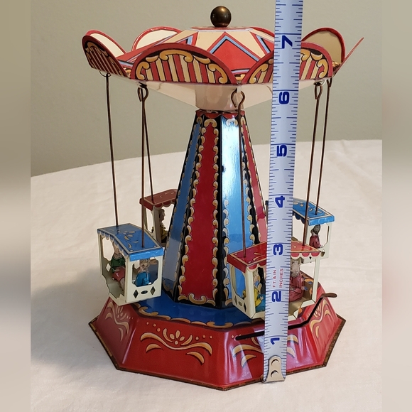 Antique Tin Toy gondola- Vintage carousel - Picture 6 of 6